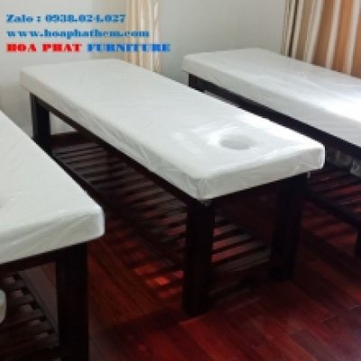 Giường Spa Bằng Gỗ Thông Cao Cấp